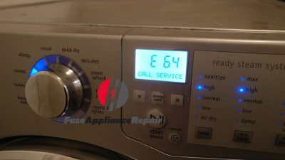 Dryer Fridgidaire E64 error - Repair San Jose, CA