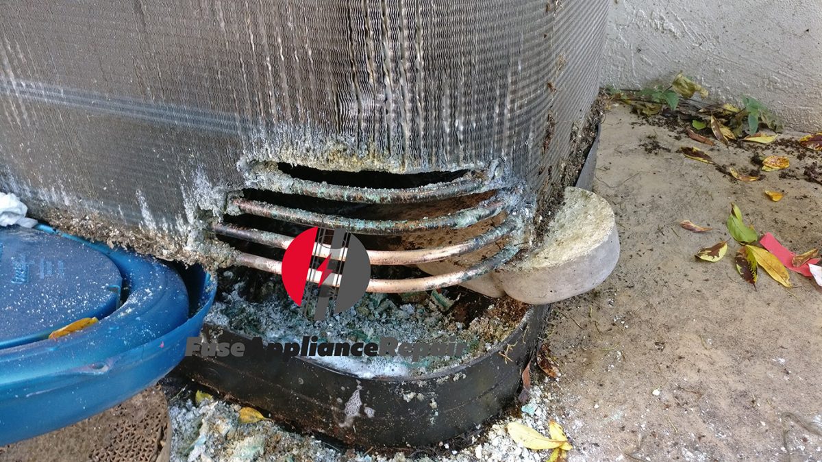 Freon leak finding and condenser coil Repair Fuse HVAC, Refrigeration
