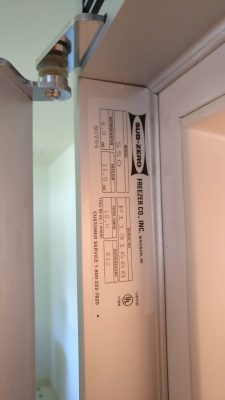 Sub-zero 550 refrigerator side not cooling at all - Repair in San Jose, CA