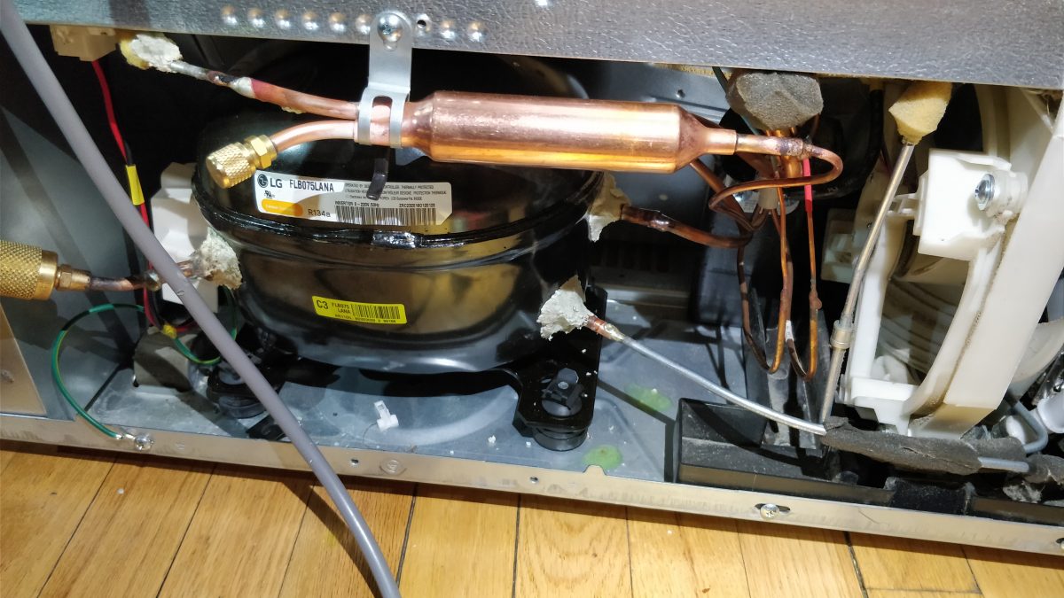 LG Refrigerator Repair – LG linear compressor replacement in San Jose, CA