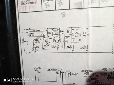 Refrigerator AMANA repair in Los Altos - evaporator fan not working and not defrosting