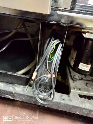 Refrigerator TRUE repair in San Jose, CA - burned wires