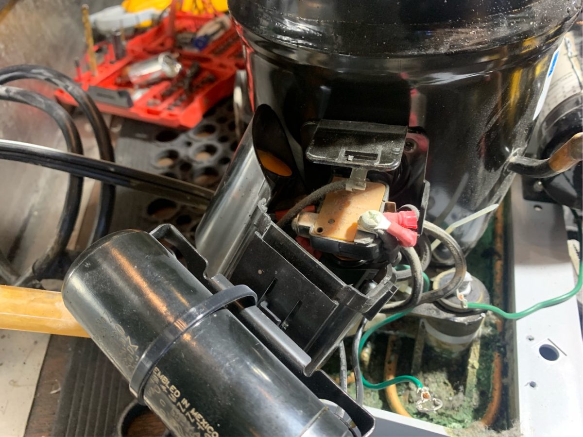 Repair - Refrigerator compressor replacement COMMERCIAL REFRIGERATOR.