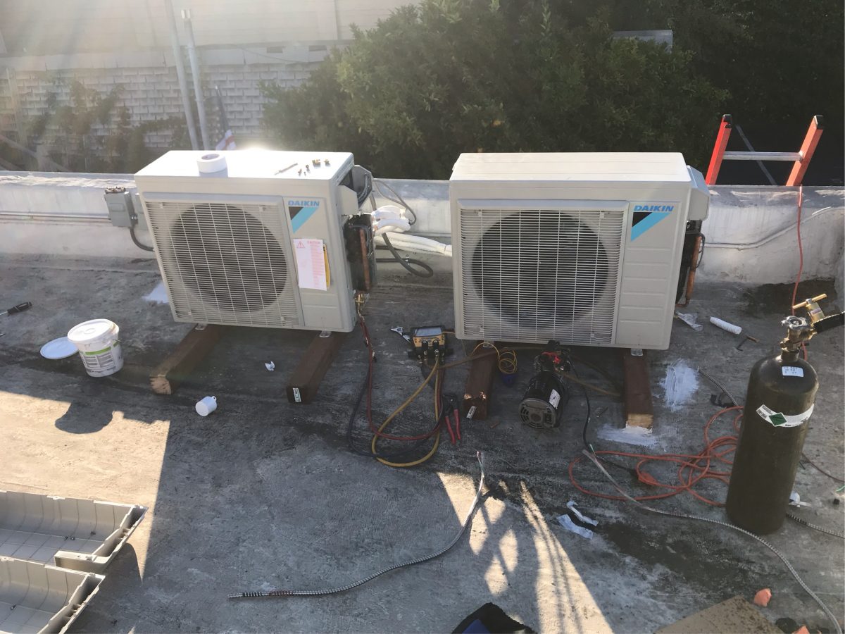HVAC - Ductless system installation 