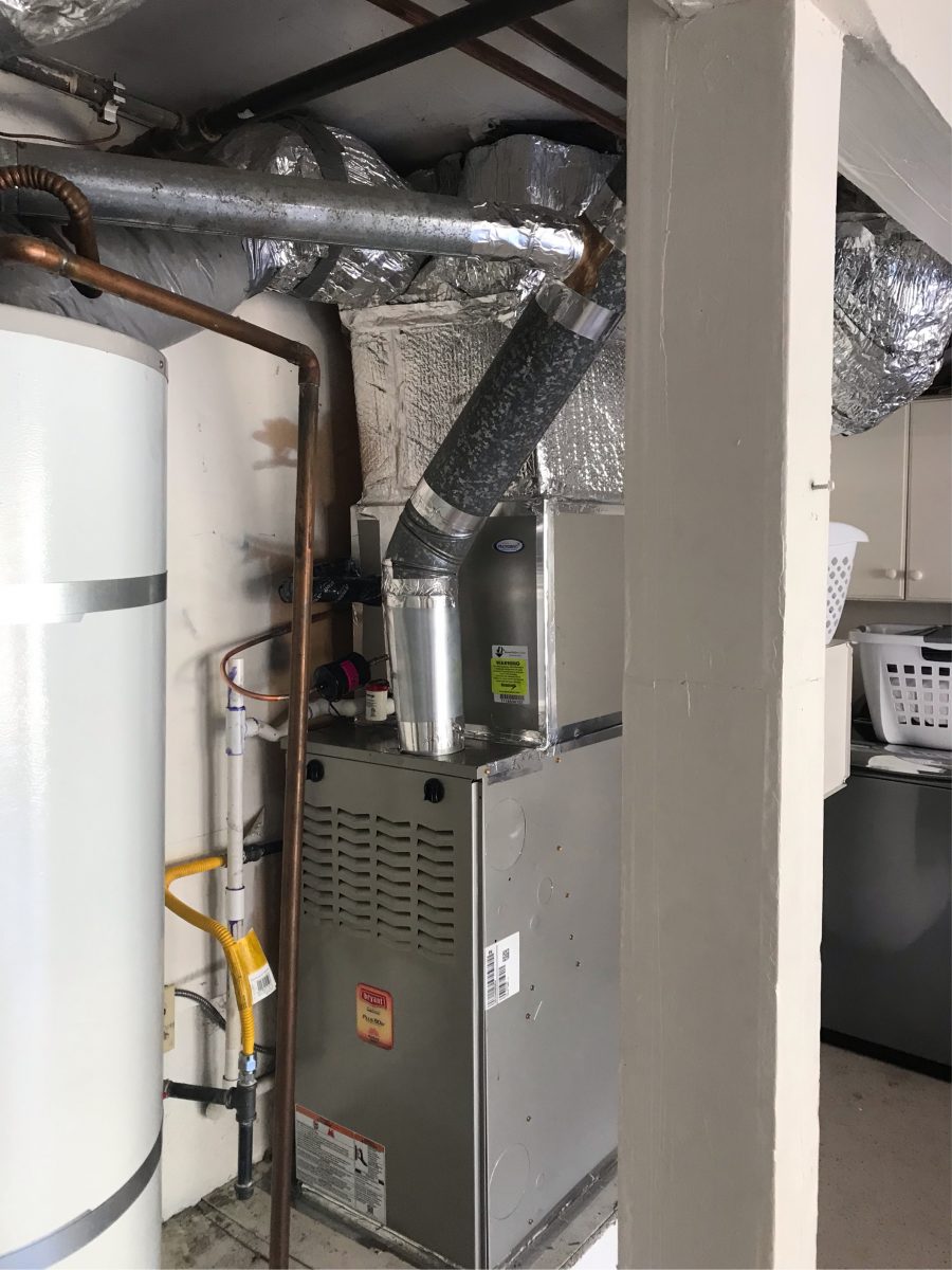 HVAC - System installation/replacement with 80% efficiency furnace.