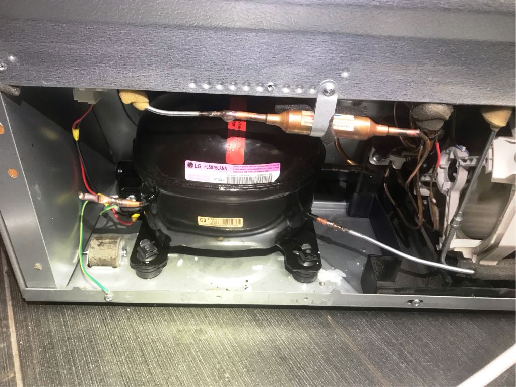 Repair - Refrigerator compressor replacement in San Jose, California