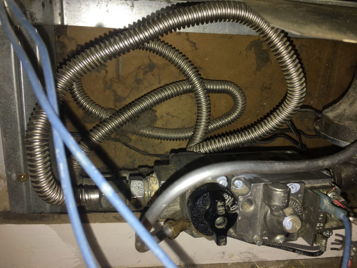 Wall Heater, Thermostat Before And After in Cupertino, California