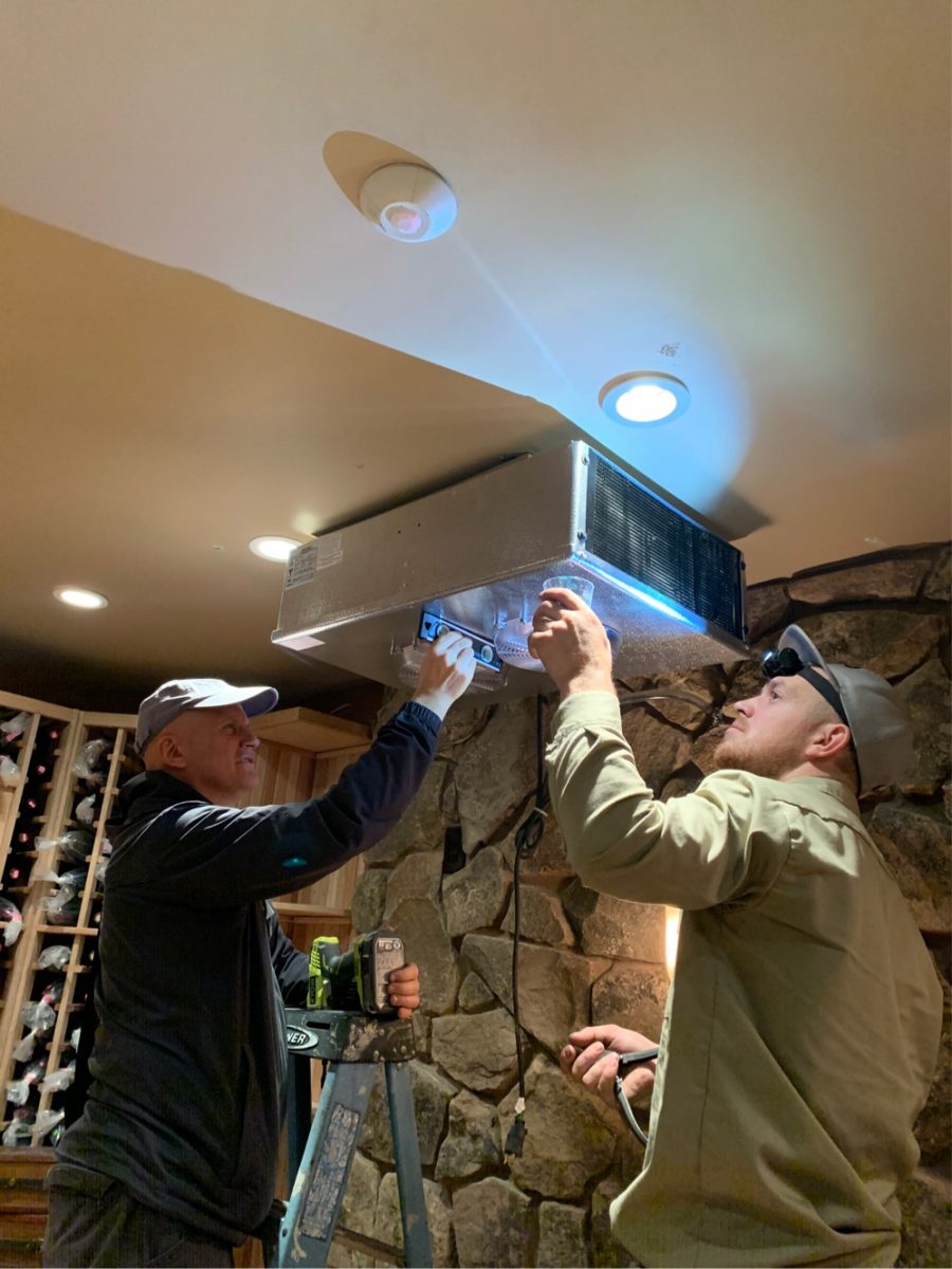 Wine Coller Installation in Los Gatos, California