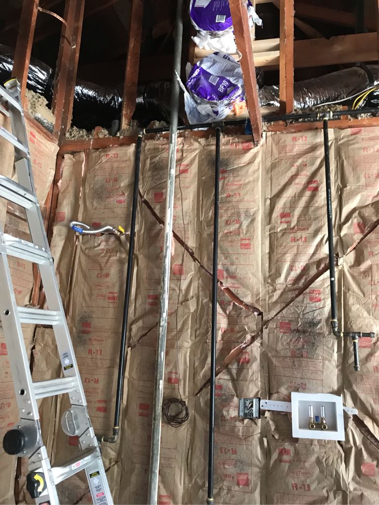 Furnace installation/replacement with 95% efficiency furnace in the garage in Palo Alto, California
