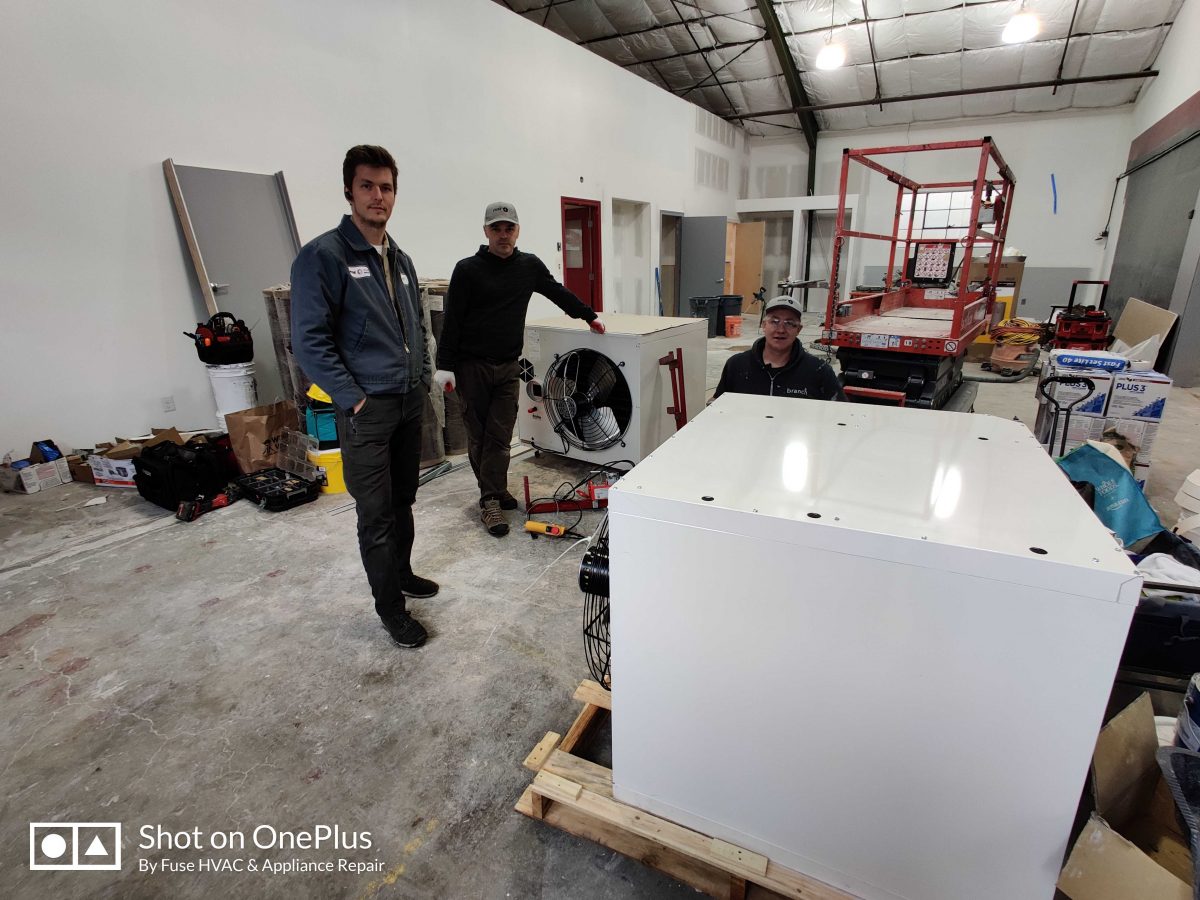 400 000 BTU heaters installation in San Jose, California