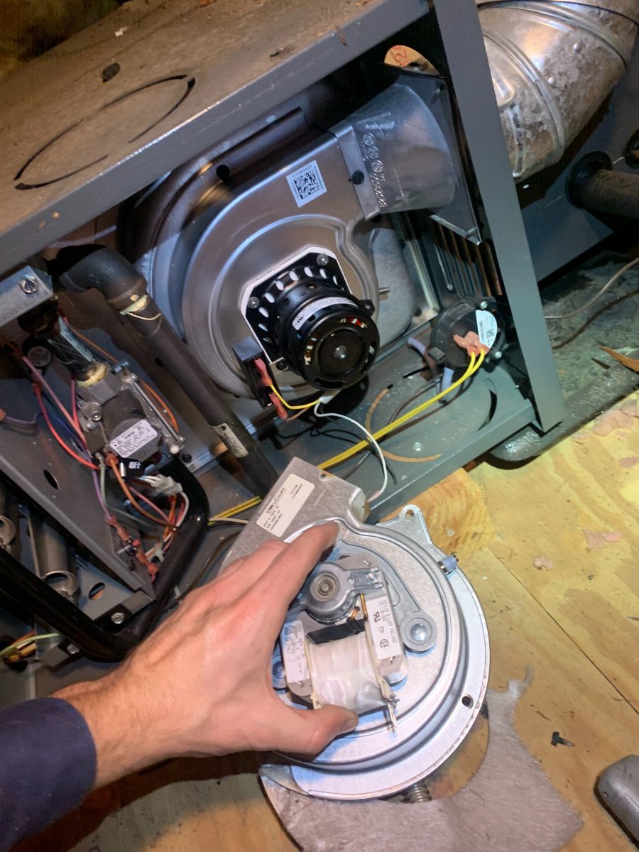 Induser Motor Assembly replacement in San Jose, California