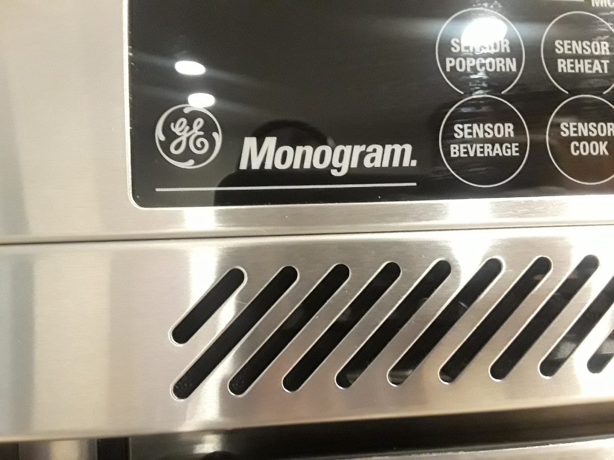 Replacing a magnetron in a microwave GE Monogram. Repair in Fremont, California
