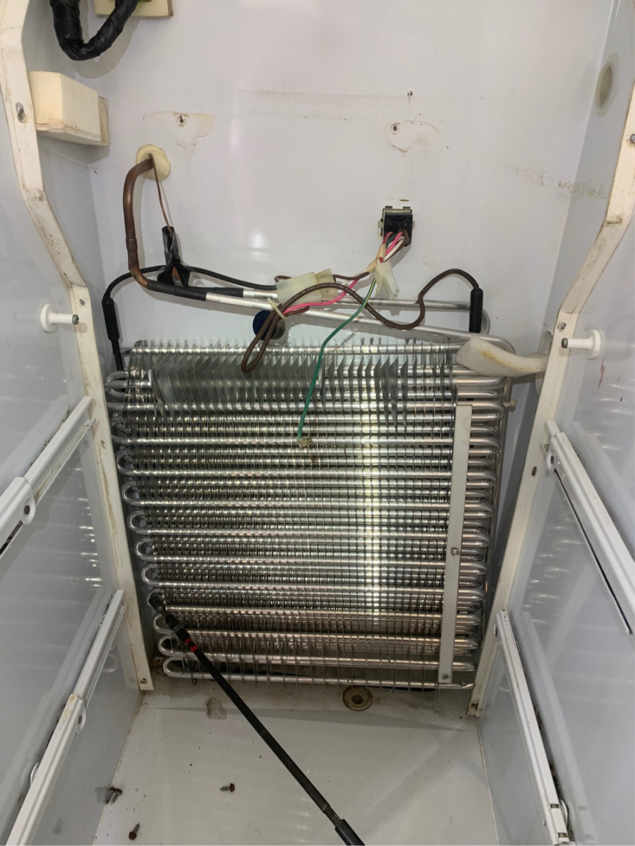 "Thermador" Fridge Estimate Repair - Refrigerator Evaporator coil replacement BUILT IN REFRIGERATOR in Cupertino, California.