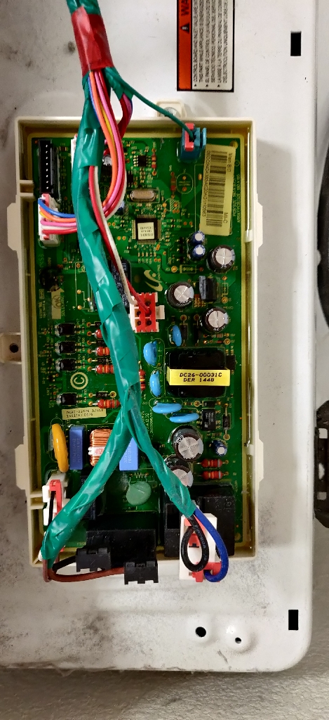 Repair of dryer Samsung (replacement control board) in Cupertino, California