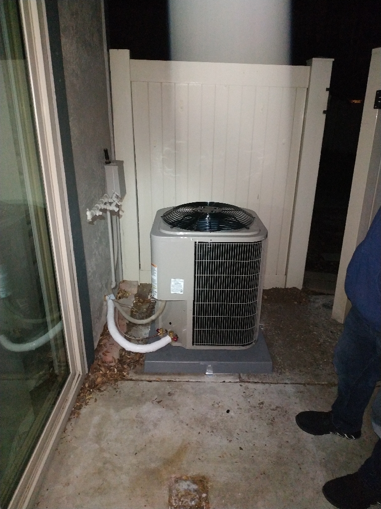 HVAC - System installation/replacement with 80% efficiency furnace in San Jose, California.