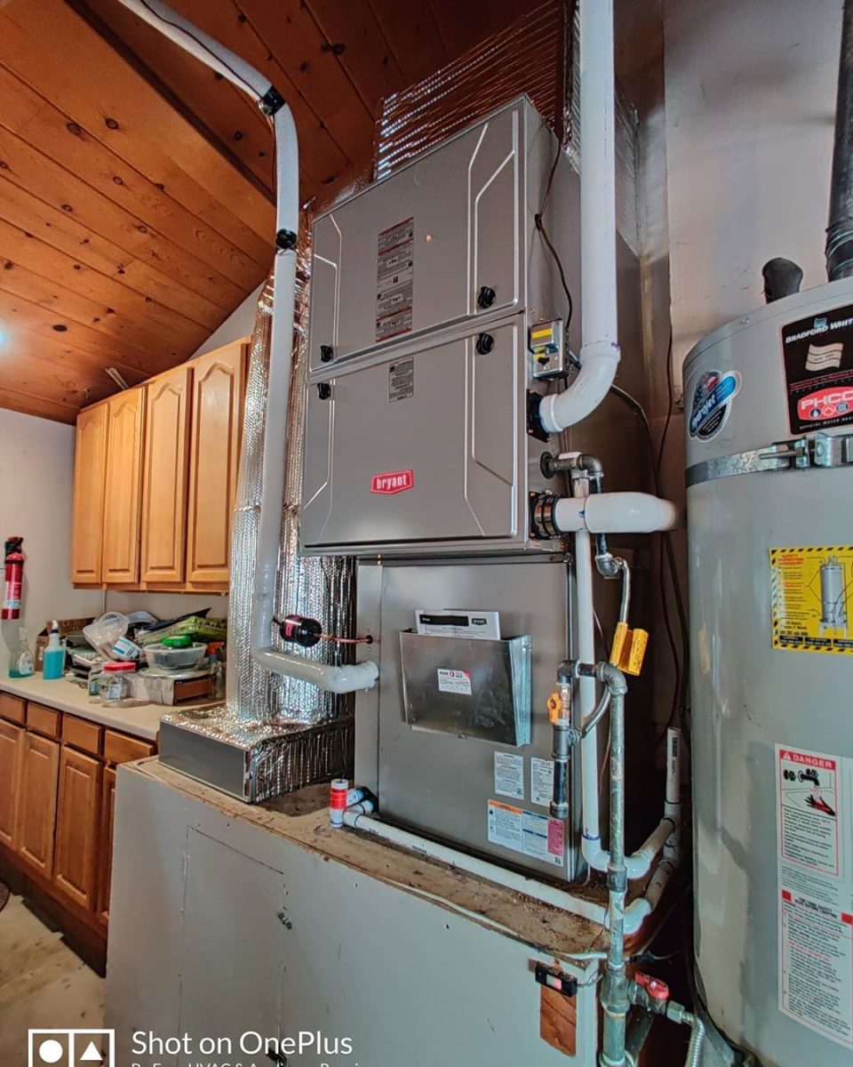 Dual fuel - gas furnace-heat pump combination by #Bryant 2 stage for cool/2 stage heat pump, 2 stage alternative fuel (gas) heat. Fully tested, works great!