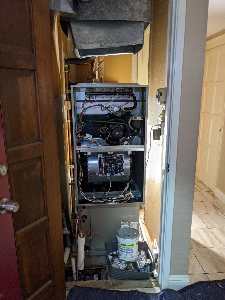 HVAC - System installation/replacement with 96% efficiency furnace in San Jose, California