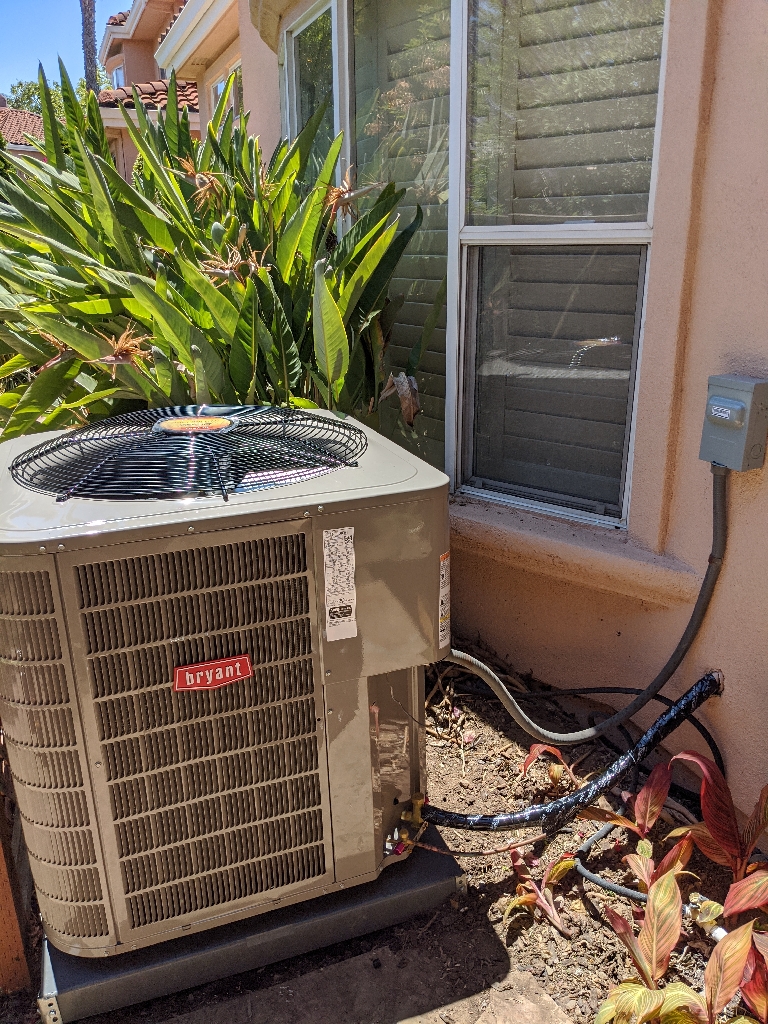 HVAC - System installation/replacement with 80% efficiency furnace in Palo Alto, California.