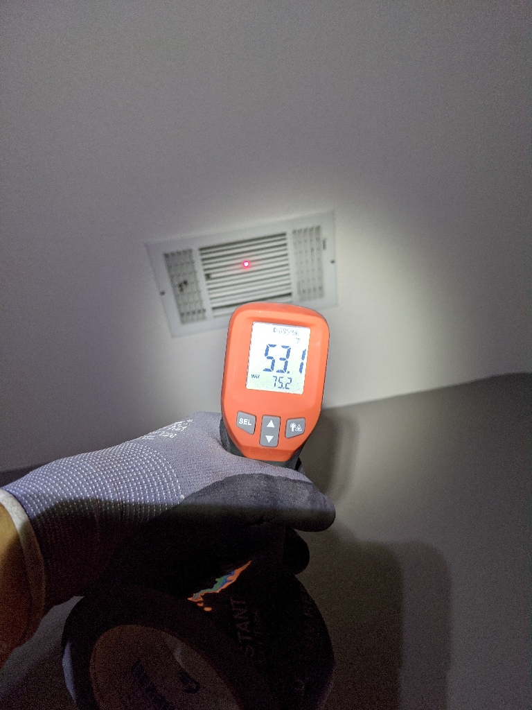 System installation/replacement with 96% efficiency furnace in Palo Alto, California.