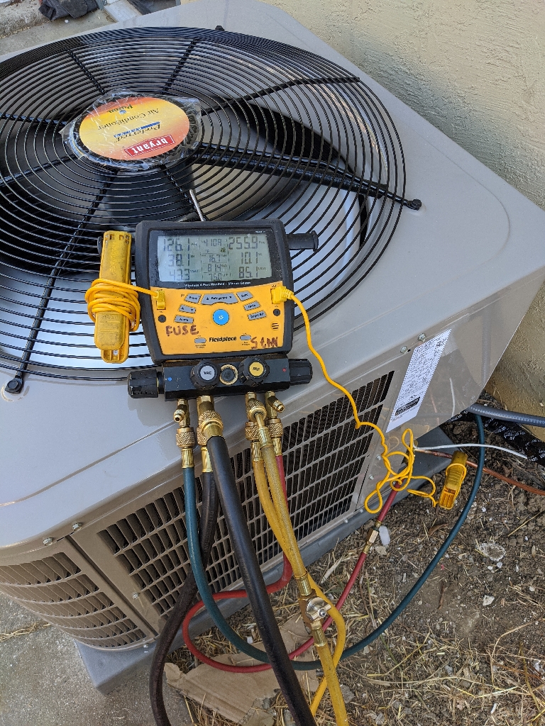 AC System Installation in Fremont, California.
