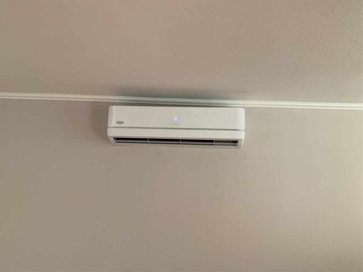 Ductless System Installation in San Jose, California.