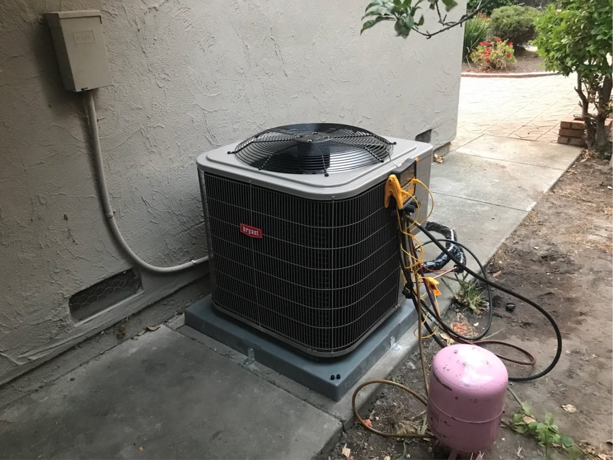 AC System Replacement in Los Altos, California.