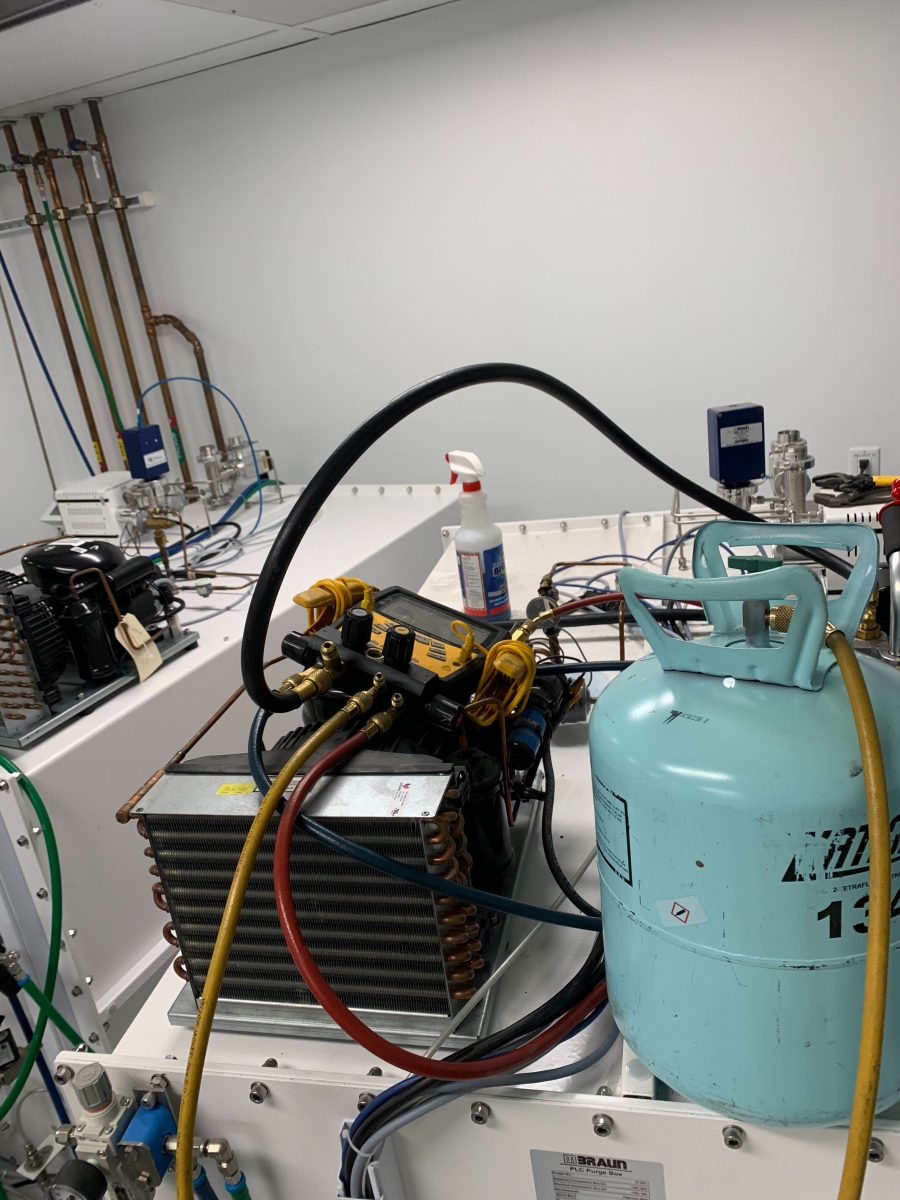 Refrigerator repair for laboratory experiments in [City1], California