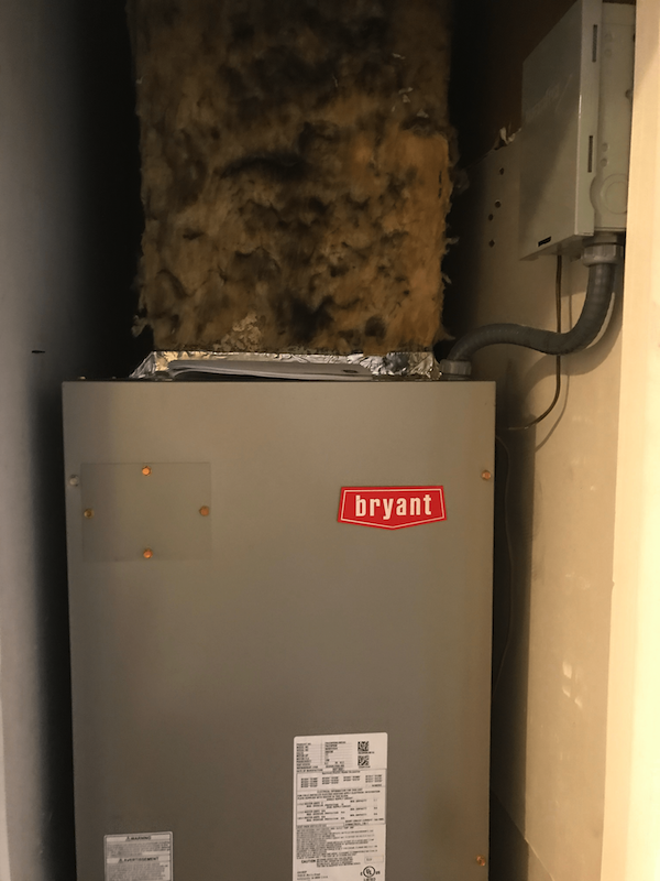 Heat pump system installation in Fremont, California.