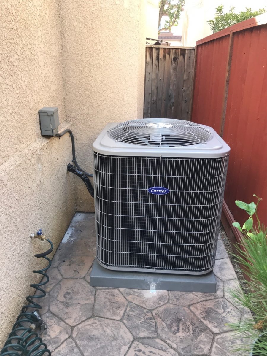 HVAC - AC System Installation in Santa Clara, CA. Fuse professionals dismounted, hauled away, and recycled old air conditioner. Then our team made a new outdoor condensing unit installation according to the building standards - "Carrier" 24AAA536A003 24AAA5, Сomfort Series 14-16 SEER Air Conditioner 3TON. Besides they installed a new evaporator coil according to the building standards - ADP C36A142L Up/Down Coils Puron Refrigerant. During the installation, our professionals installed Nest Thermostat 3rd Generation with A/C and Heat Control from smartphones. Service was provided by qualified EPA certified specialists. Fuse HVAC & Appliance Repair provides 3 Years Warranty for labor.