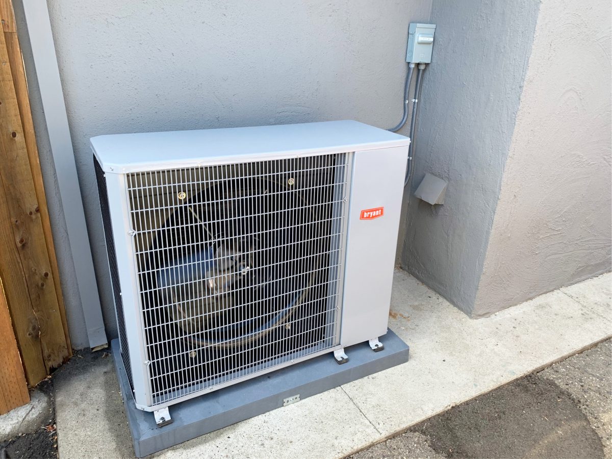 HVAC-system with furnace Bryant 821TA36070V14 Installation in Cupertino, California