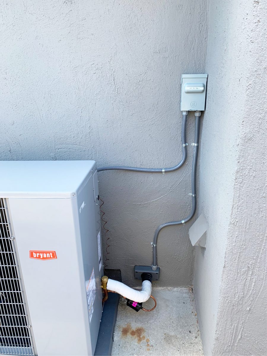 HVAC-system with furnace Bryant 821TA36070V14 Installation in Cupertino, California