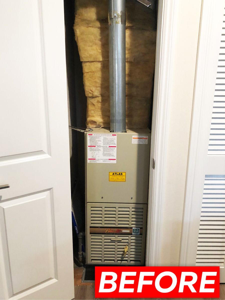 HVAC system installation with Bryant 926TB48080V17 in Los Altos, California