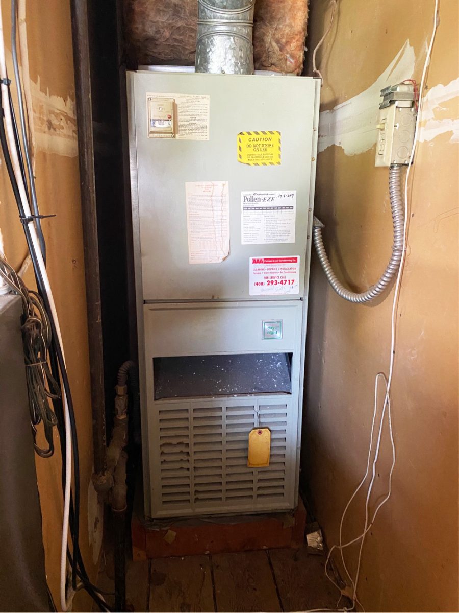 HVAC system installation with Carrier 59TP6A080E1716 furnace in San Jose, California