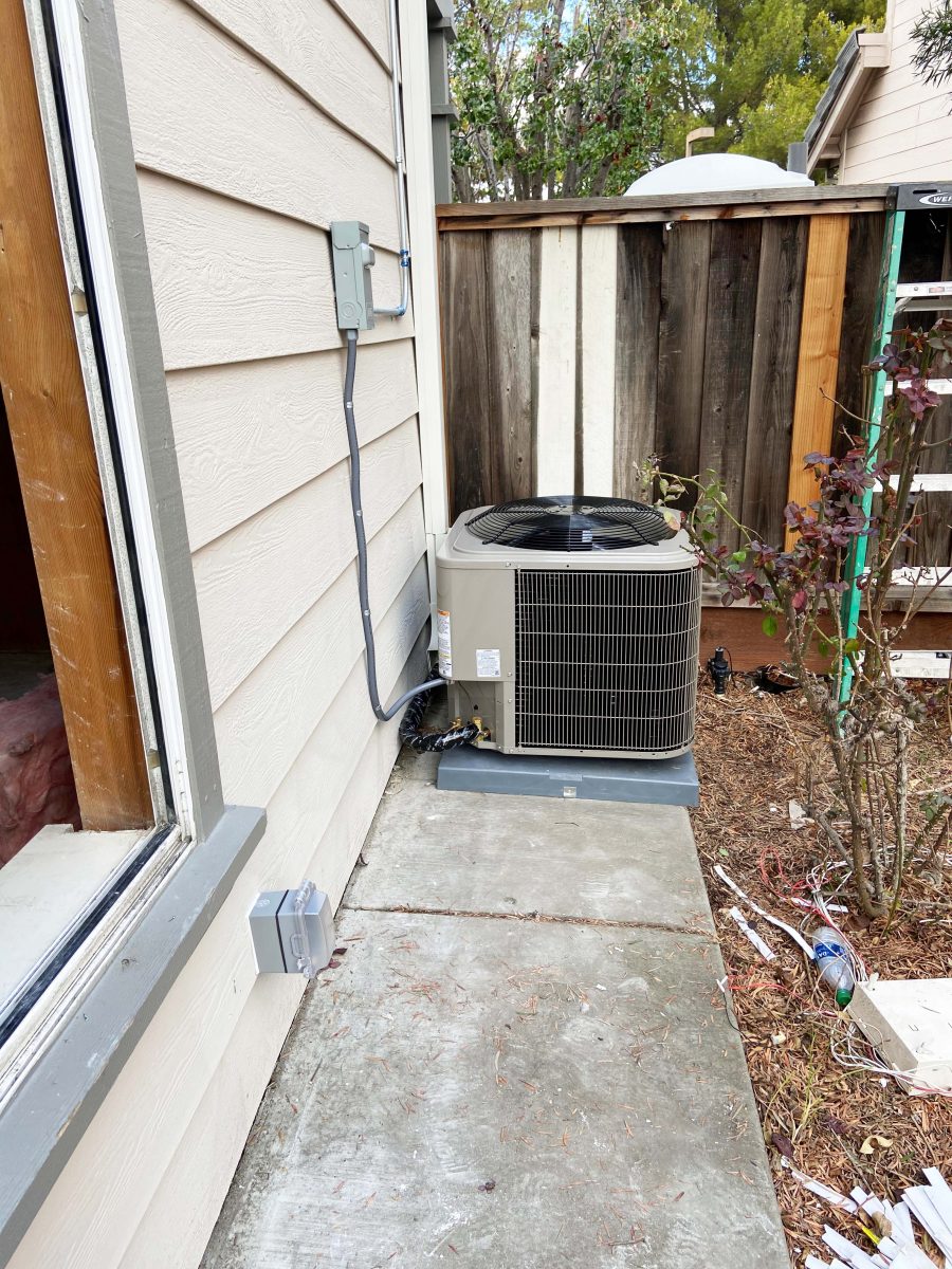 HVAC with Bryant 801SA42090E17 furnace installation in Fremont, California