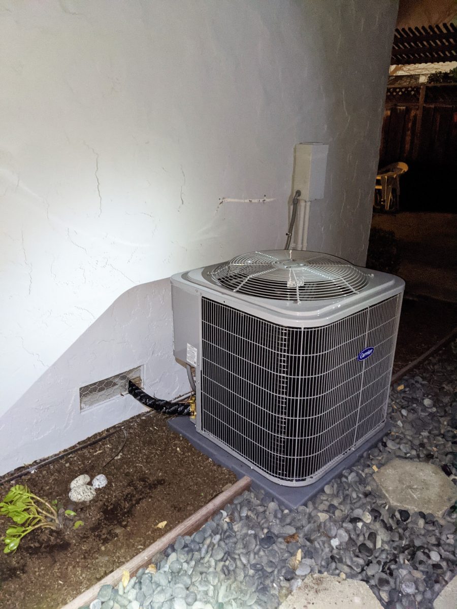 HVAC System installation with Carrier furnace in Campbell, California