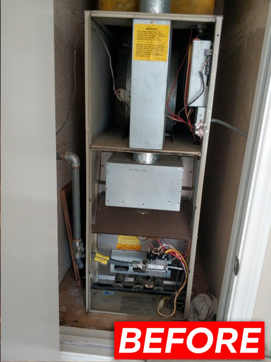 HVAC 821TA48070V17 System installation in San Jose, California.