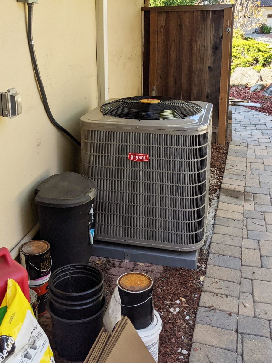 HVAC 926TB48080V17 system with replacement in Los Altos, California.