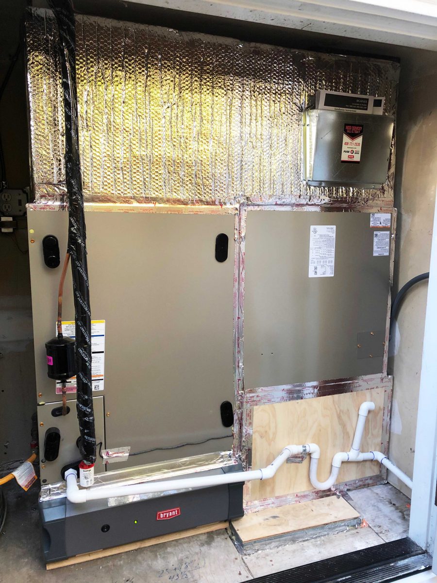 HVAC 284ANV060000 system installation in Palo Alto, California