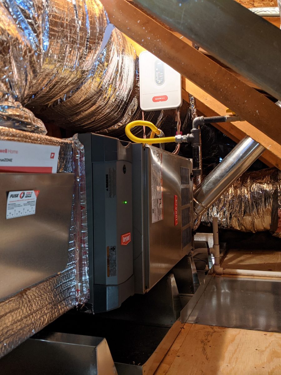 HVAC 821TA48090V17 system installation in San Jose, California