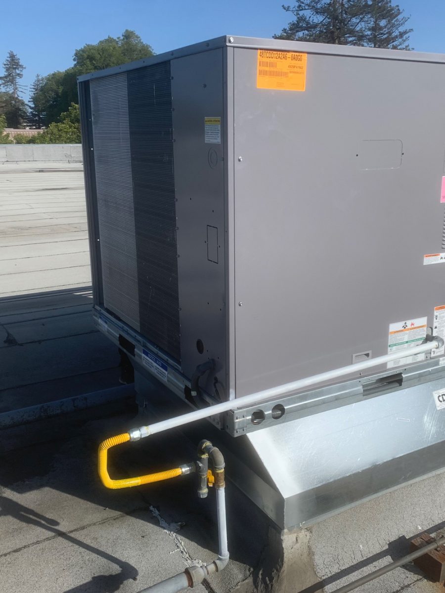 HVAC Carrier AC N1 Package unit replacement in Sunnyvale