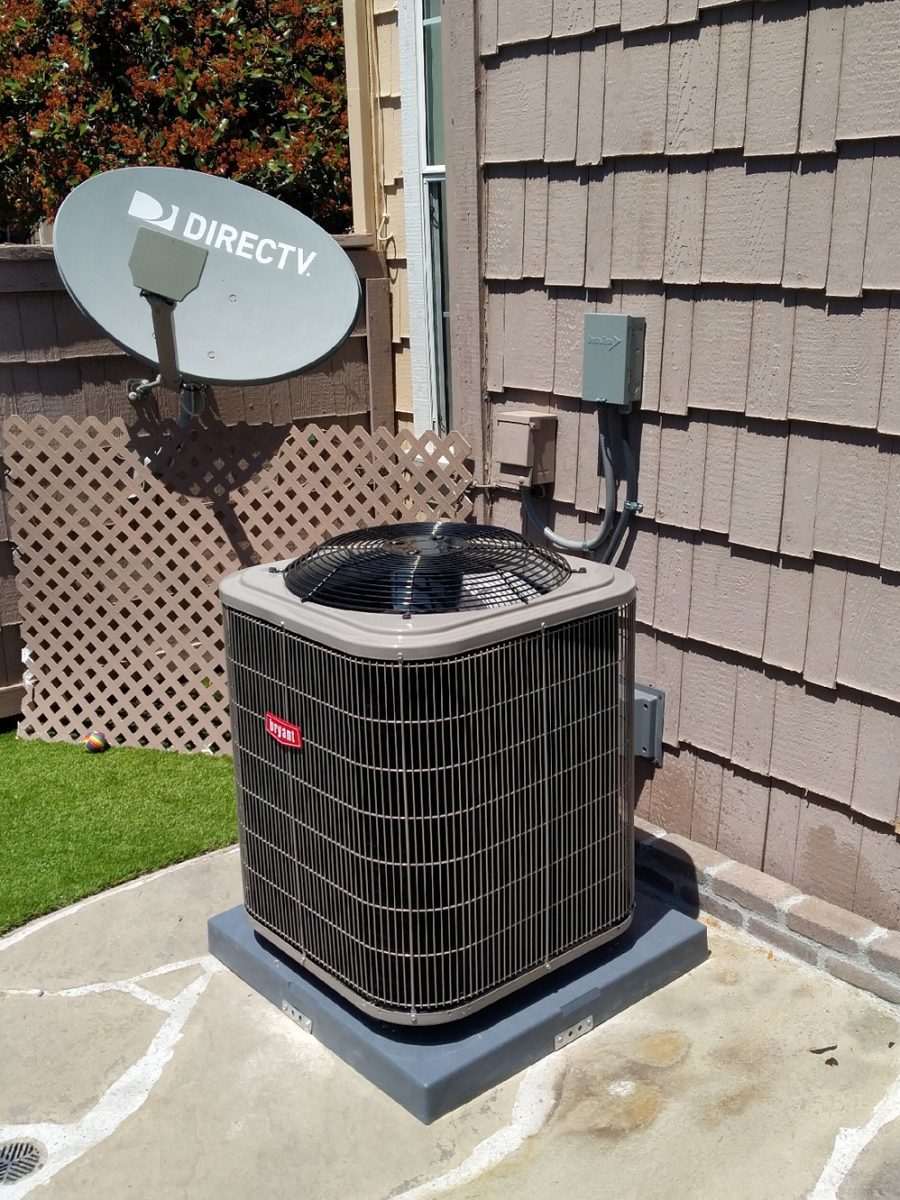 New HVAC 821TA36070V14 installation in Redwood City, California.