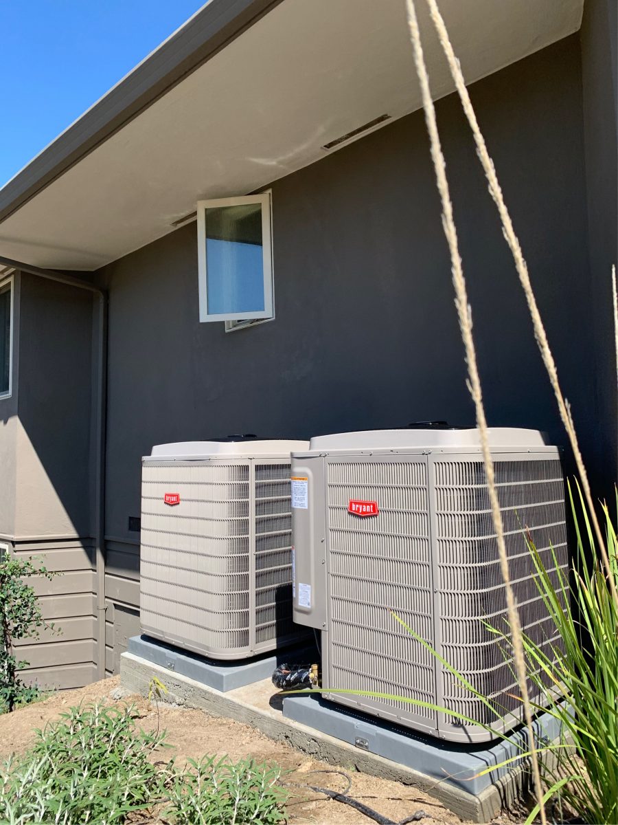 HVAC 189BNV049000 system installation in Los Altos Hills, California.