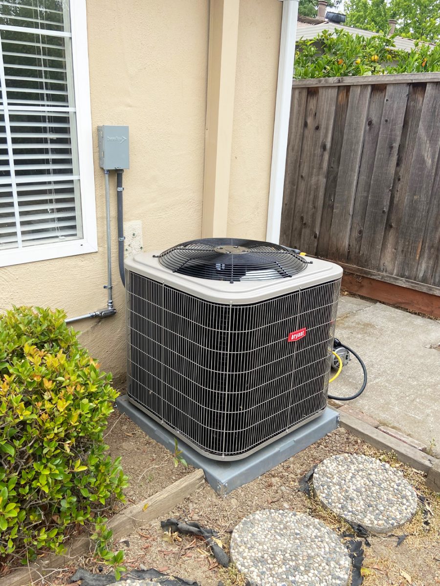 HVAC 801SA36070E14 system installation in San Jose, California.