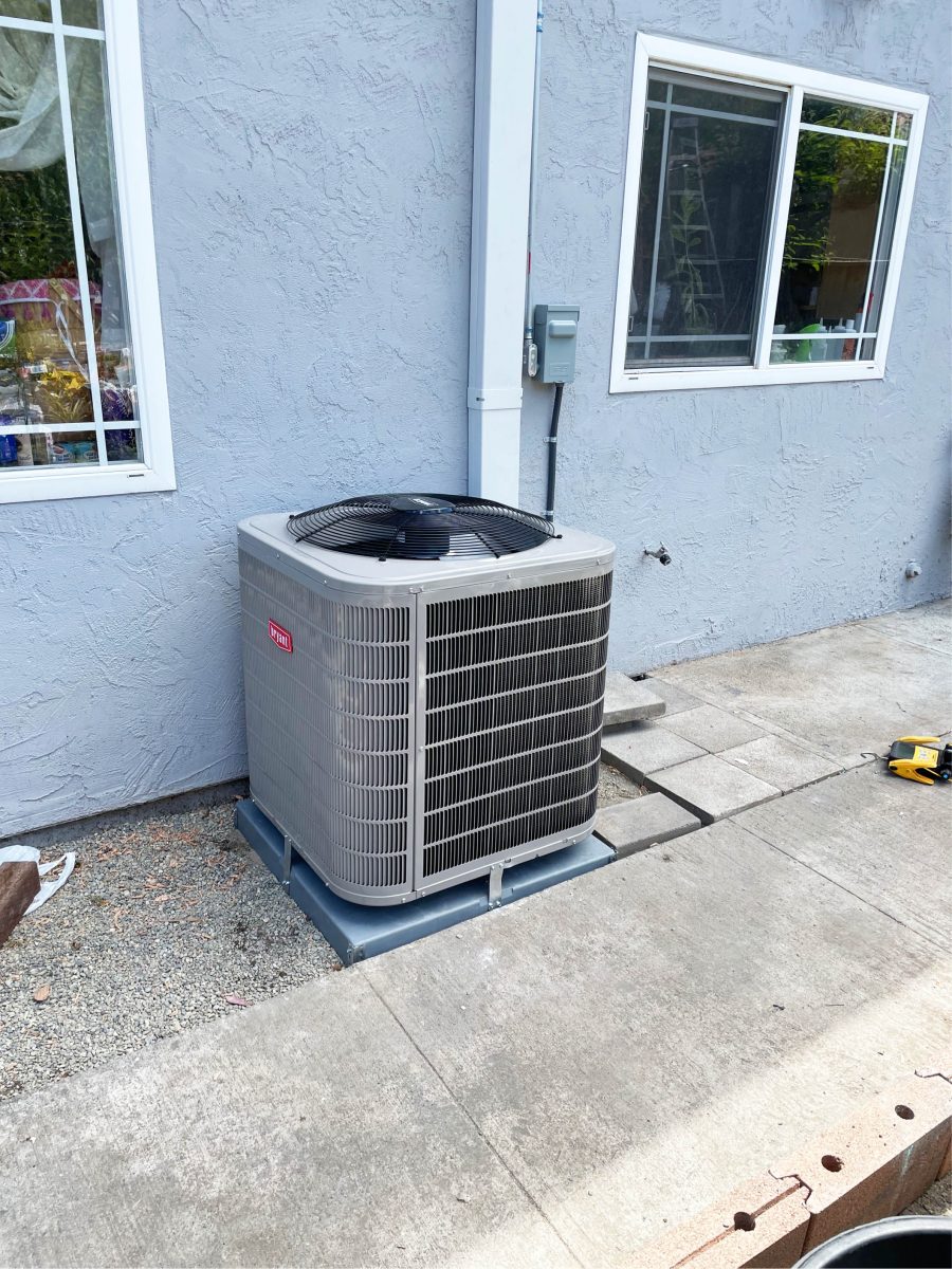 HVAC 926TB36060V14 system installation with 96% efficiency furnace in San Jose, California