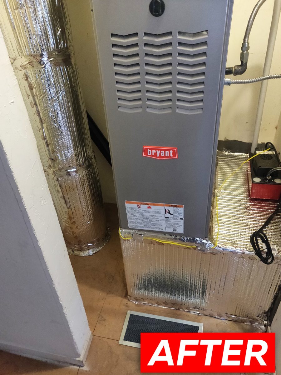 HVAC 821TA36045V14 system installation in Belmont, California.