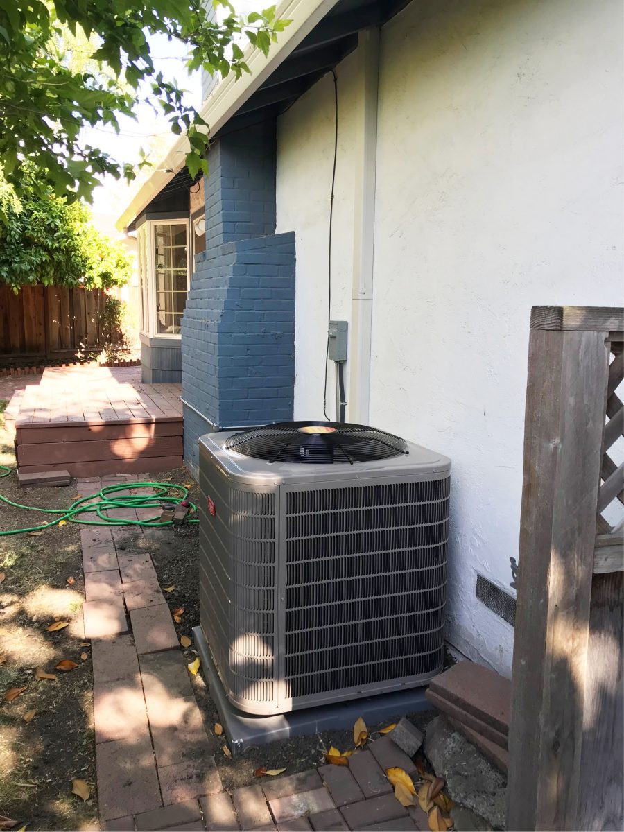 HVAC 821TA48090V17 system installation in Santa Clara, California