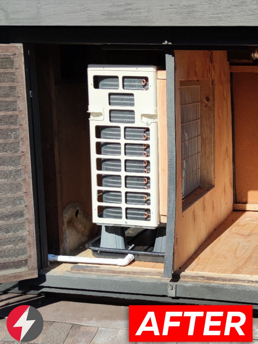 HVAC Mitsubishi MXZ-2C20NA2-U1 system installation in [City6],  [StateOfCompany]. - Fuse HVAC, Refrigeration, Electrical u0026 Plumbing Service  in San Jose, CA and all surrounding areas