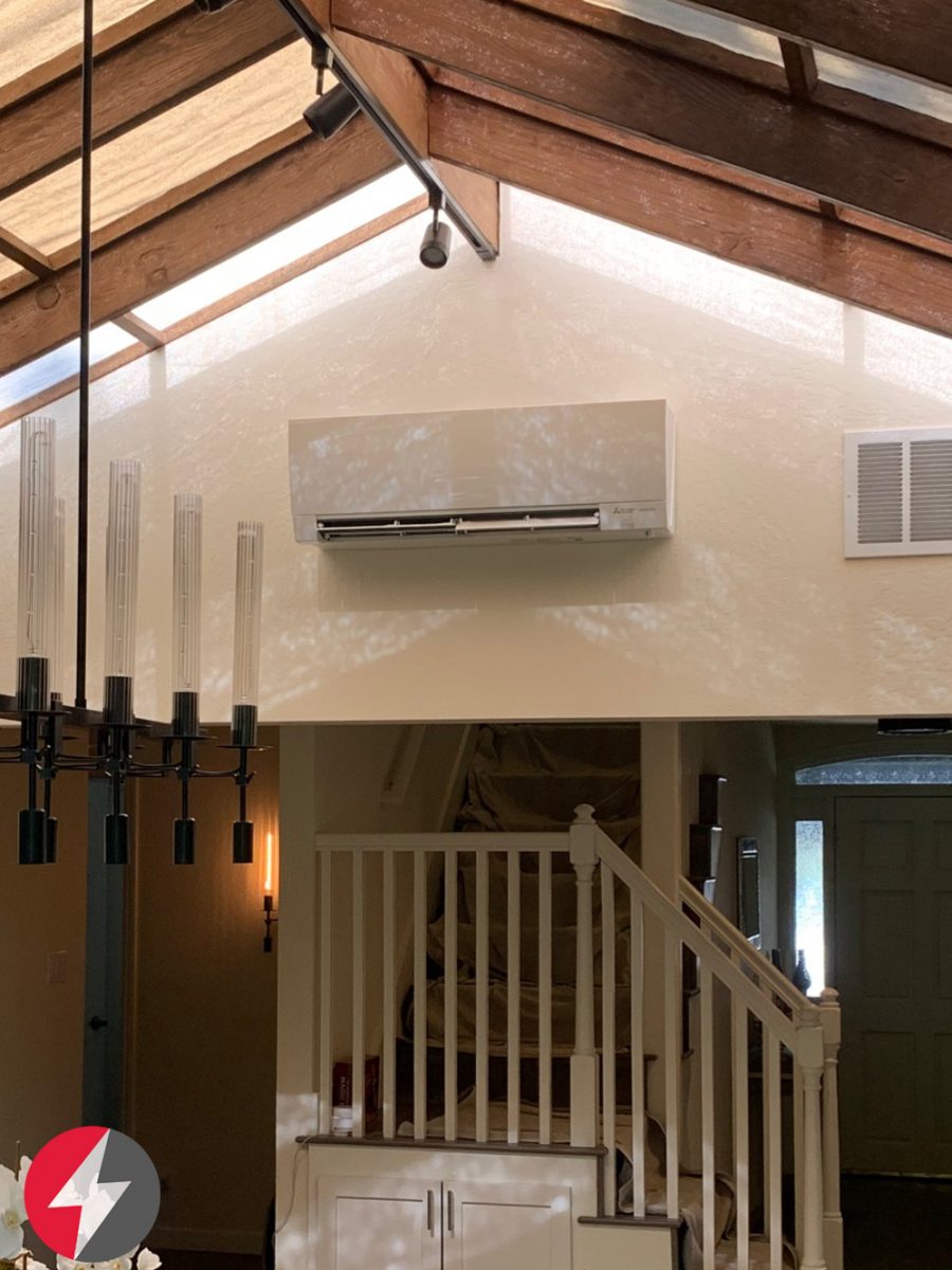 HVAC Mitsubishi MXZ-2C20NA2-U1 system installation in [City6],  [StateOfCompany]. - Fuse HVAC, Refrigeration, Electrical u0026 Plumbing Service  in San Jose, CA and all surrounding areas