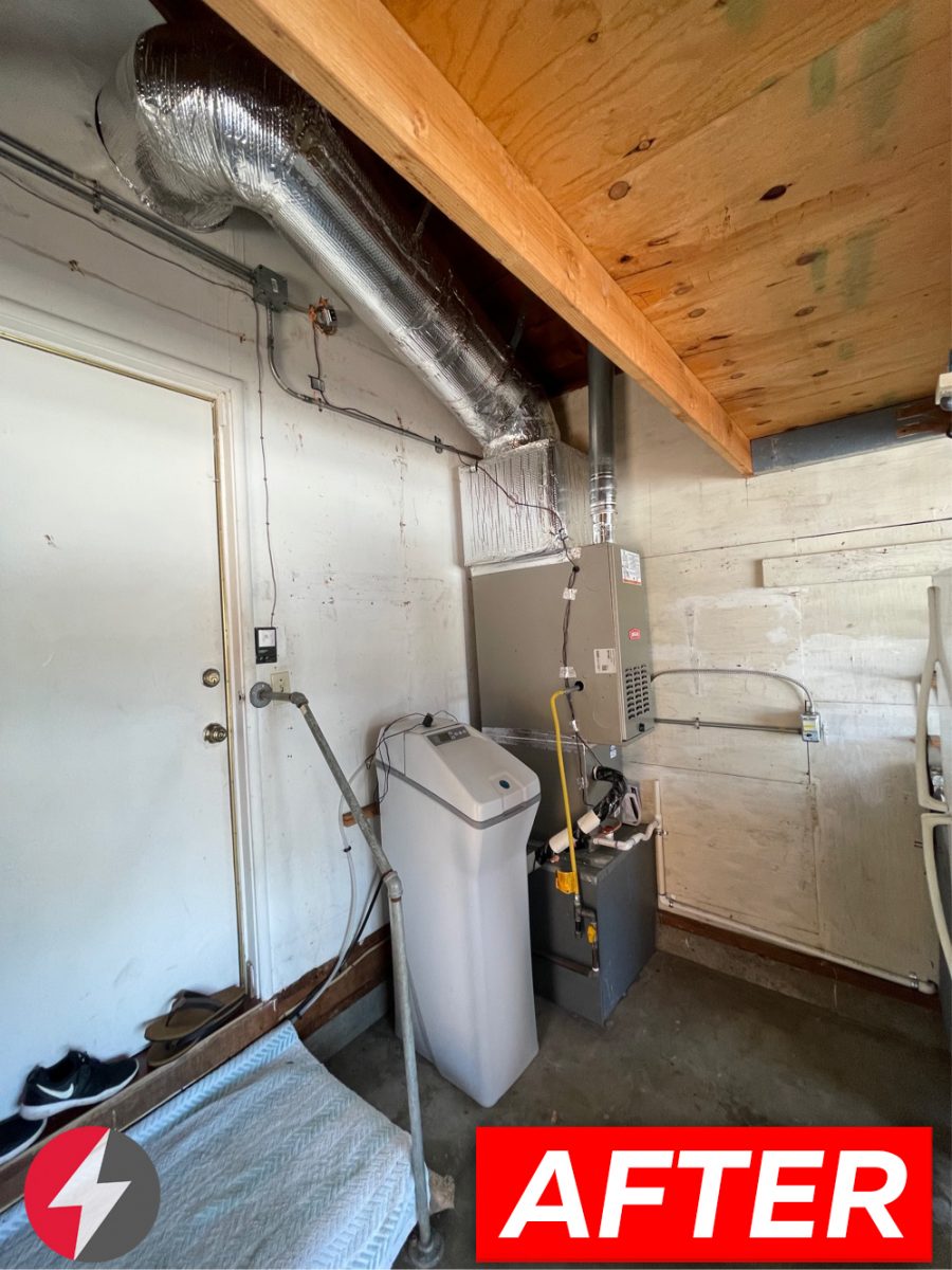 HVAC 821TA36070V14 system installation in Santa Clara, California.