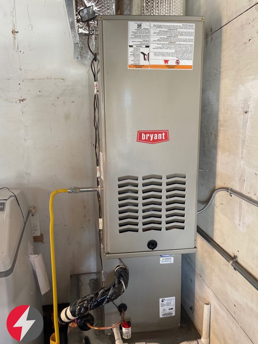 HVAC 821TA36070V14 system installation in Santa Clara, California.